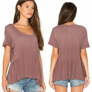 Current/Elliott The Girlie Distressed Tee